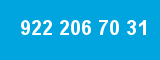 922 206 70 31